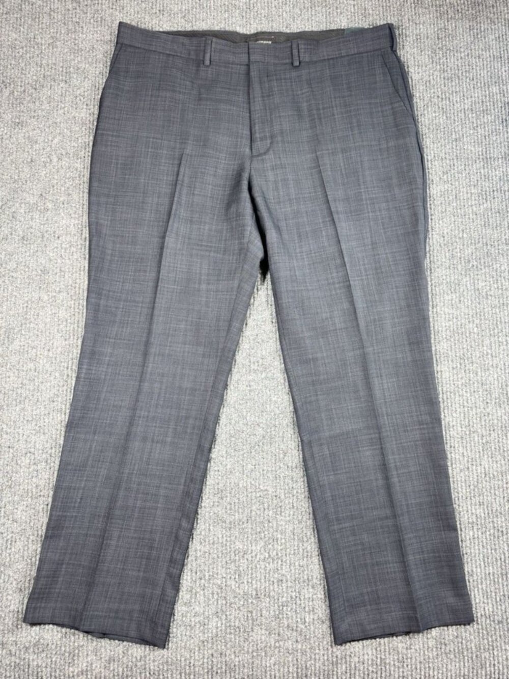 Dockers Dress Pants Men’s 40x30 Black Charcoal Gray Straight Leg Flat Front NEW